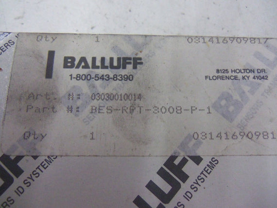 BALLUFF BES-RPT-3008-P-1 TRANSMITTER SENSOR *NEW IN BOX*