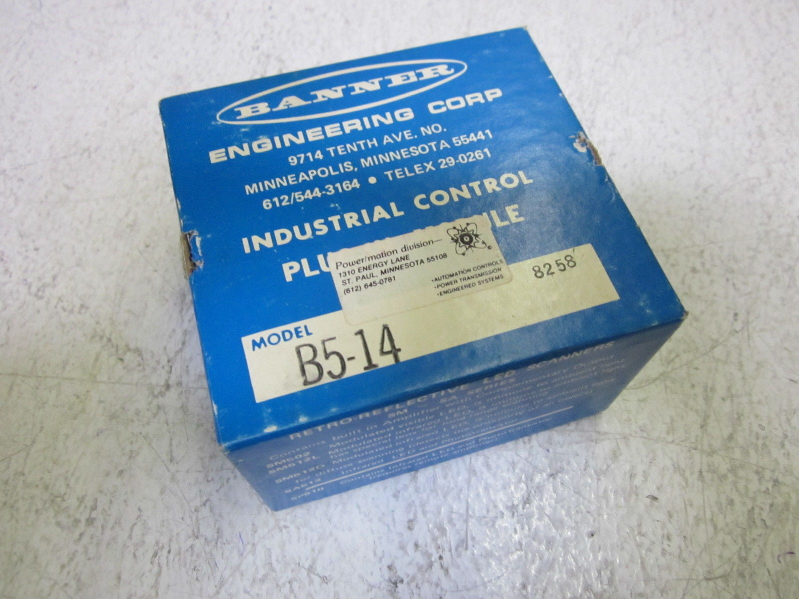 BANNER ENGINEERING B5-14 *NEW IN BOX*