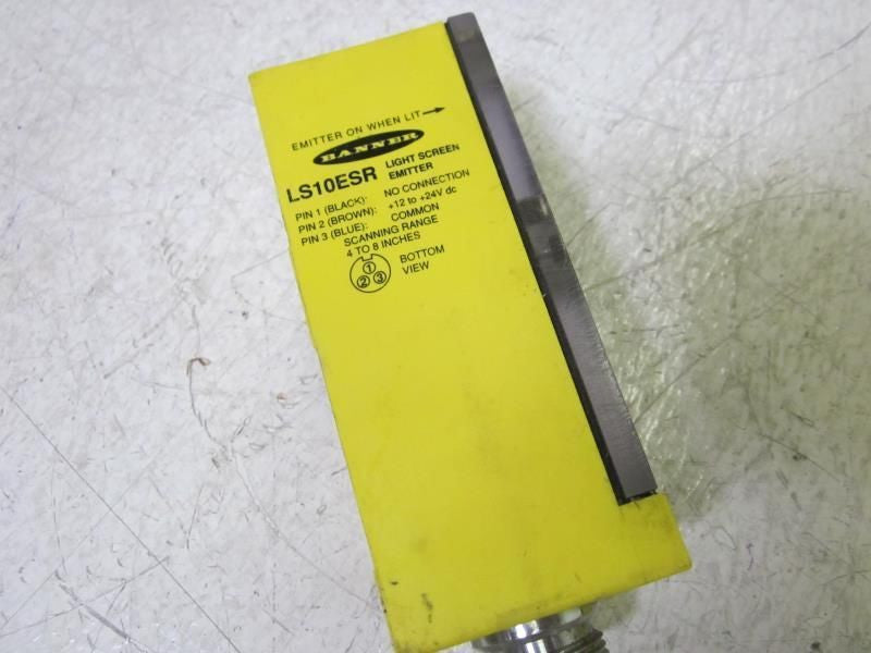 BANNER ENGINEERING LS10ESR LIGHT SCREEN EMITTER *USED*