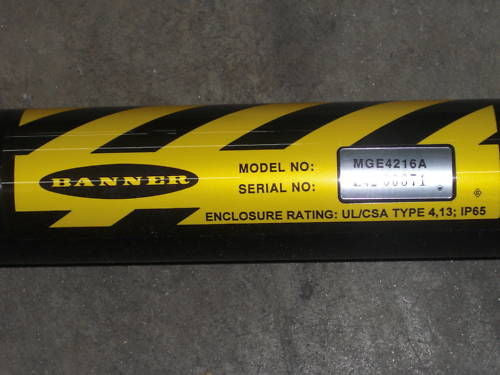 BANNER ENGINEERING MGE4216A LIGHT CURTAIN EMITTER *NEW NO BOX*