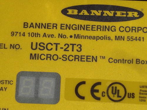 BANNER ENGINEERING USCT-2T3 CONTROL BOX *NEW IN BOX*