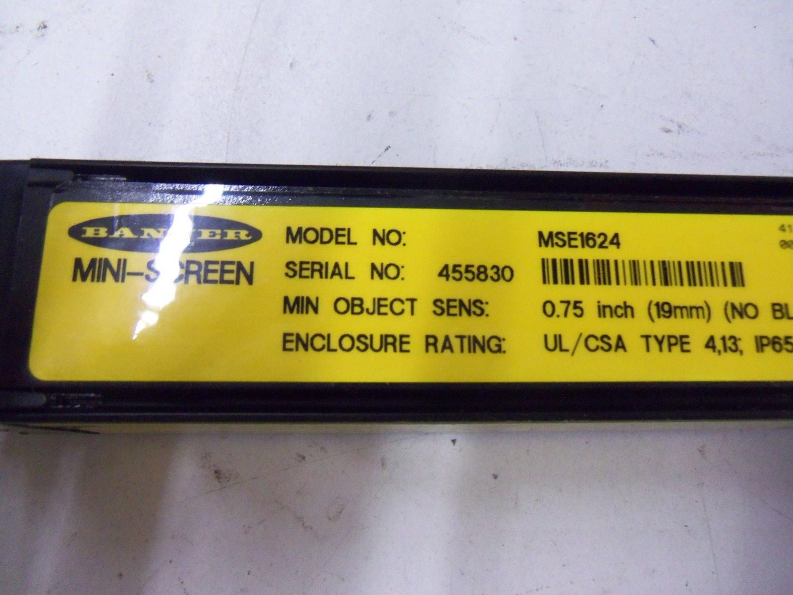 BANNER ENGINEERING MSE1624 *USED*