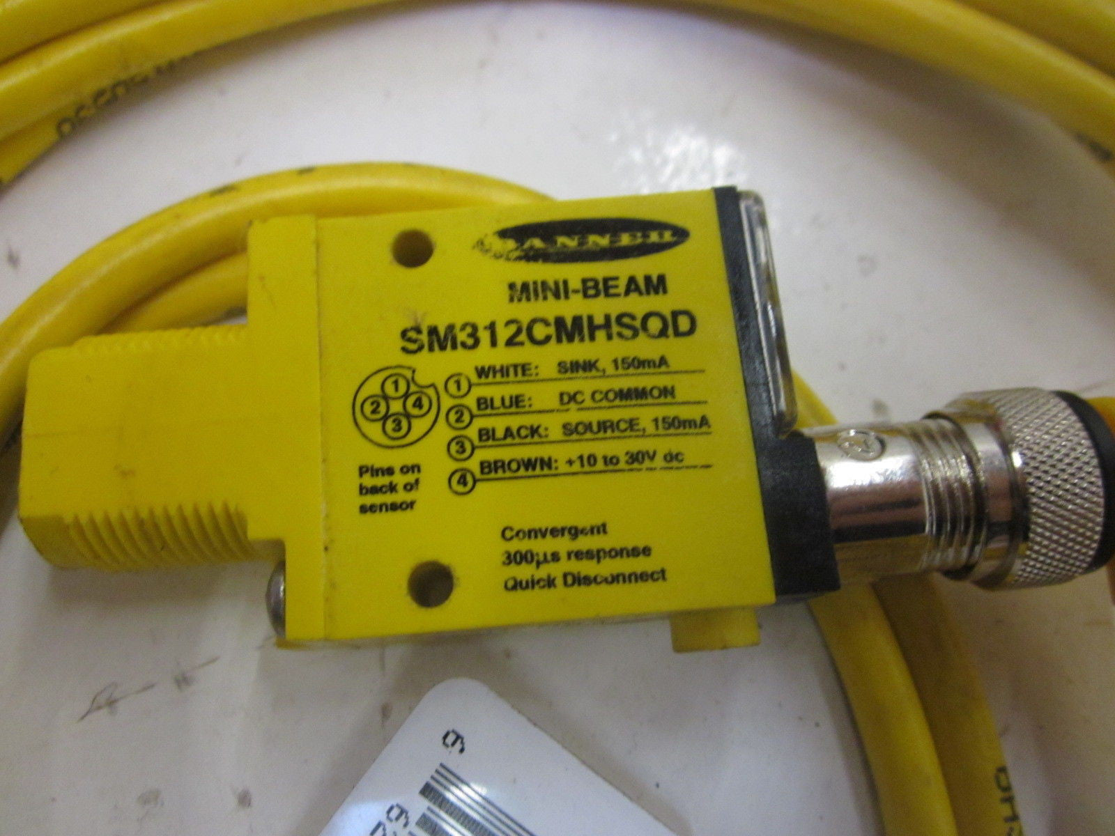 BANNER ENGINEERING MQDC-415RA/SM312CMHSQD *USED*