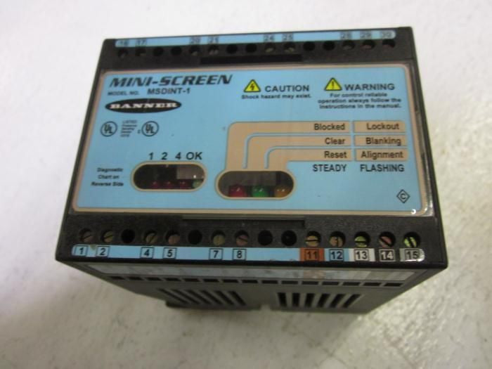 BANNER MSD1NT-1 MINI SCREEN *USED*