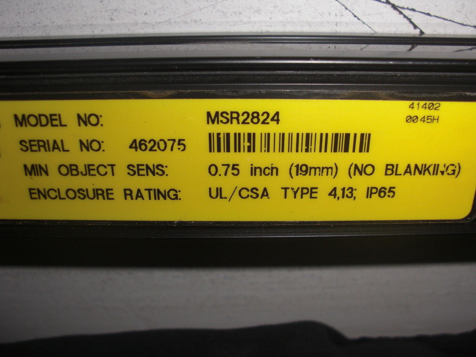 BANNER ENGINEERING MSR2824 *USED*