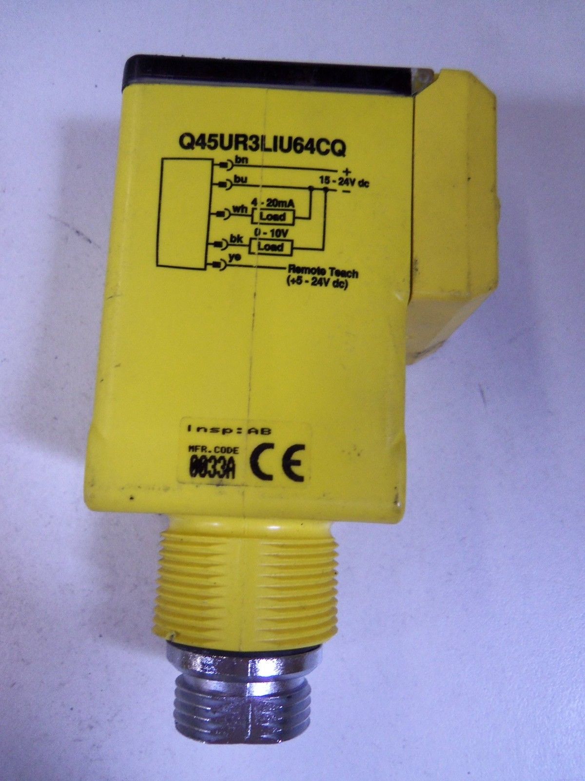 BANNER ENGINEERING Q45UR3LIU64CQ *USED*