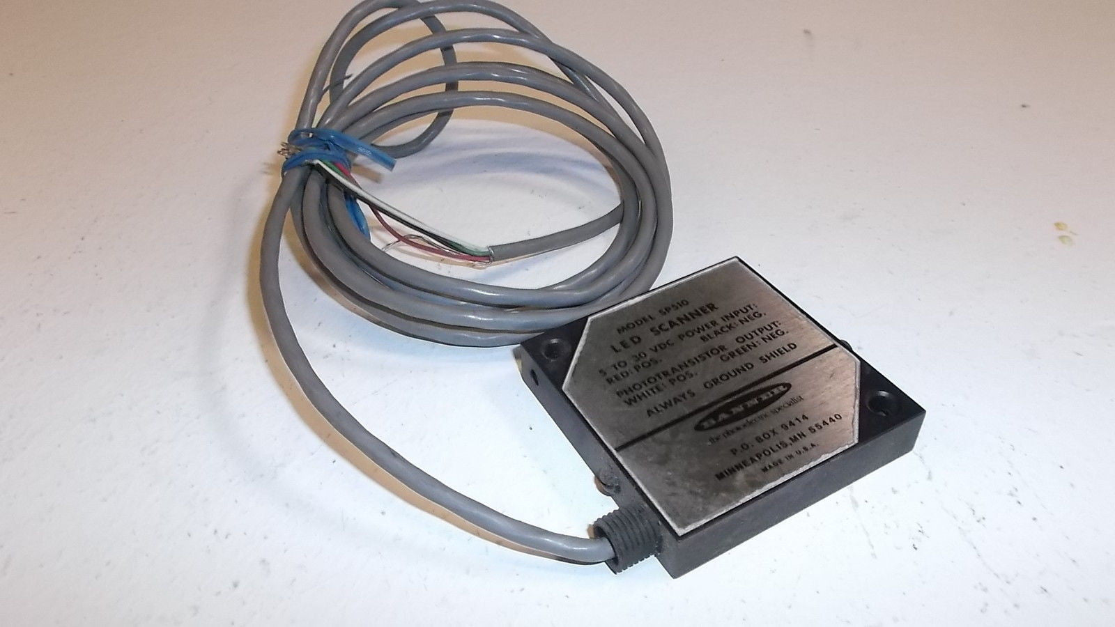 BANNER ENGINEERING SCANNER SP510 *USED*