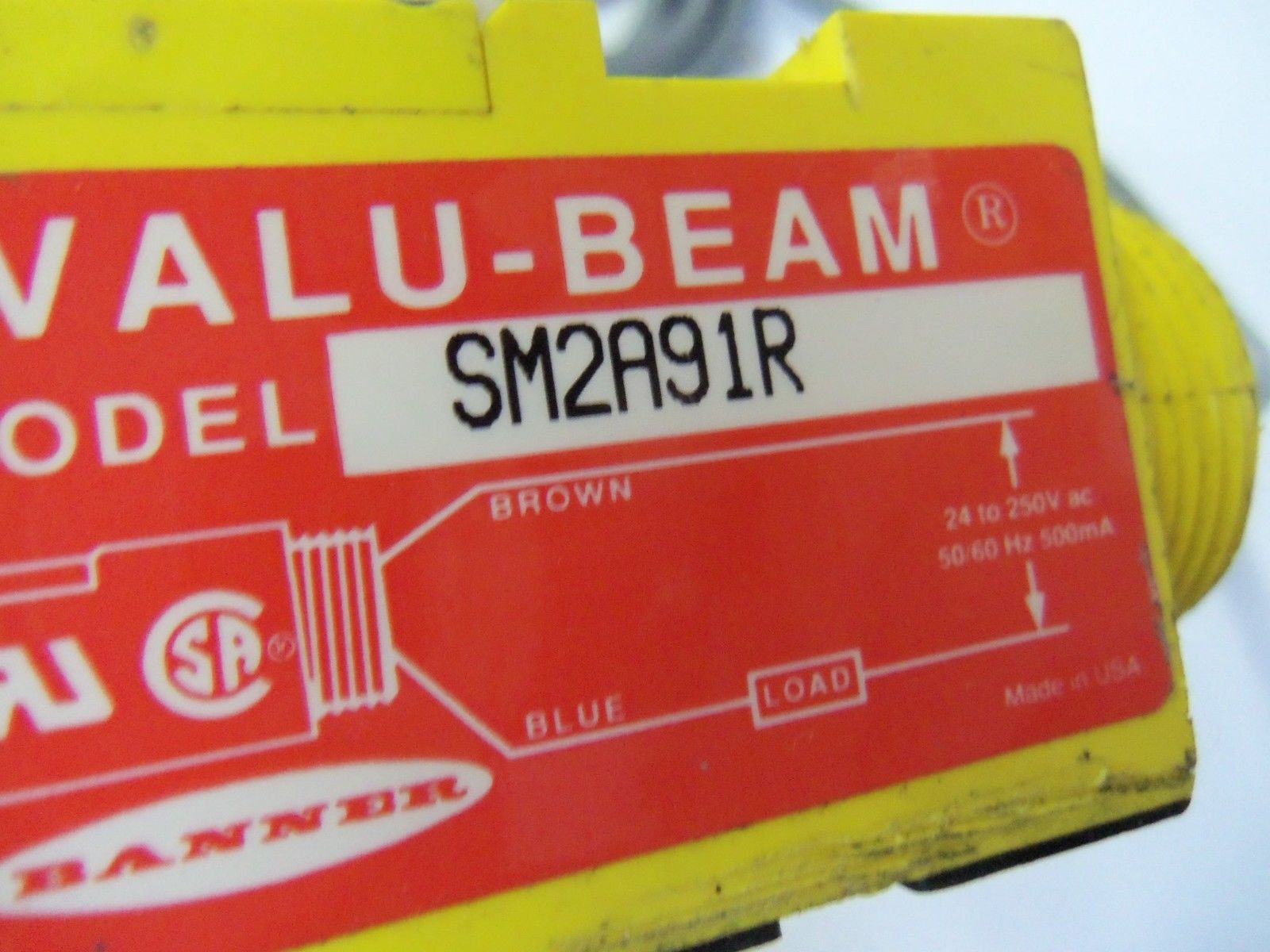 BANNER ENGINEERING SM2A91R *USED*