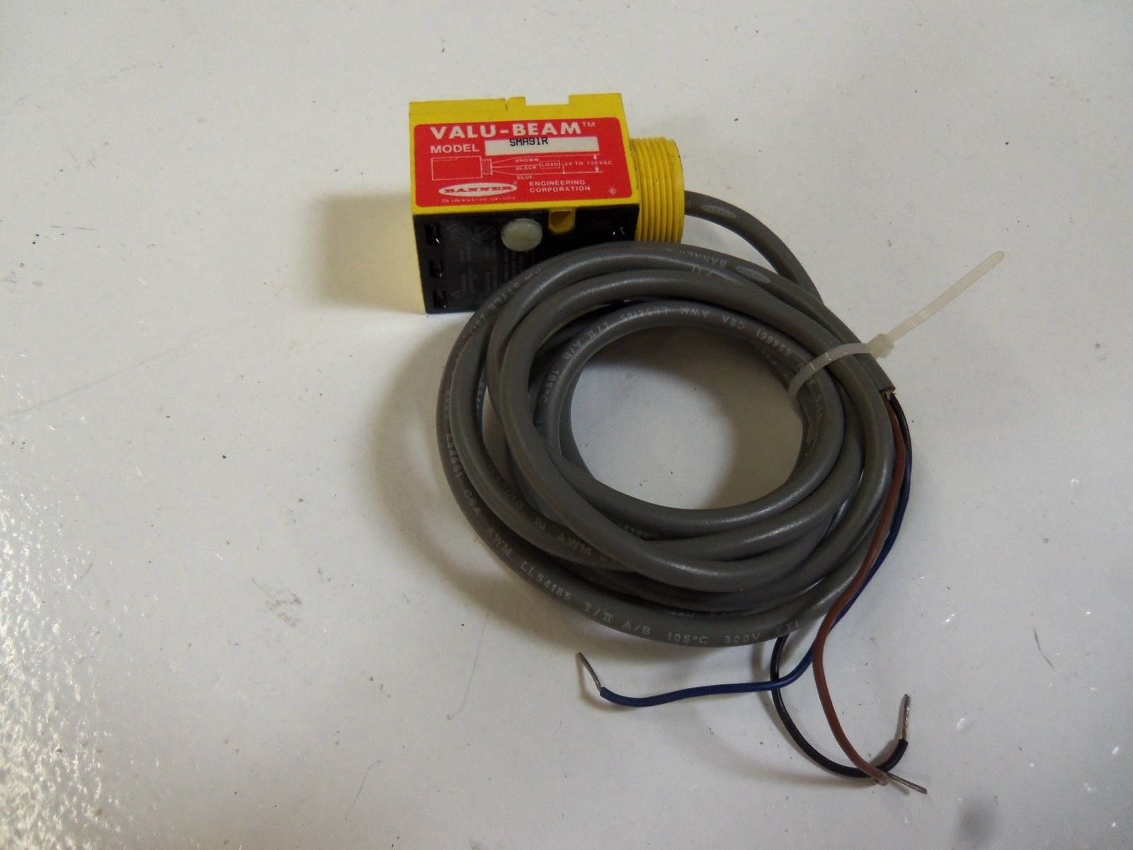 BANNER ENGINEERING VALU-BEAM SMA91R PHOTOELECTRIC SENSOR *USED*