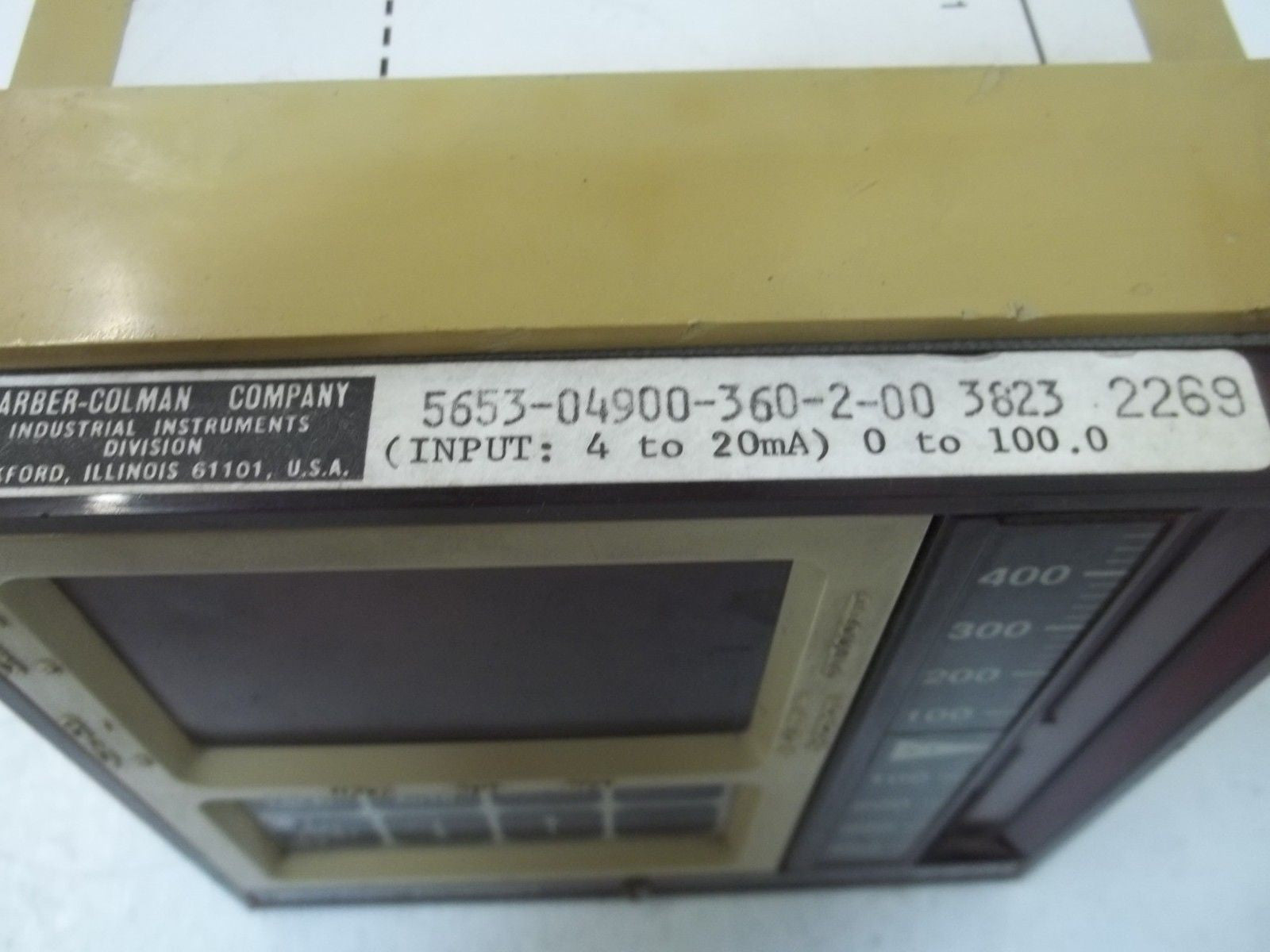 BARBE-COLMAN 5653-05900-350-2-00 *USED*