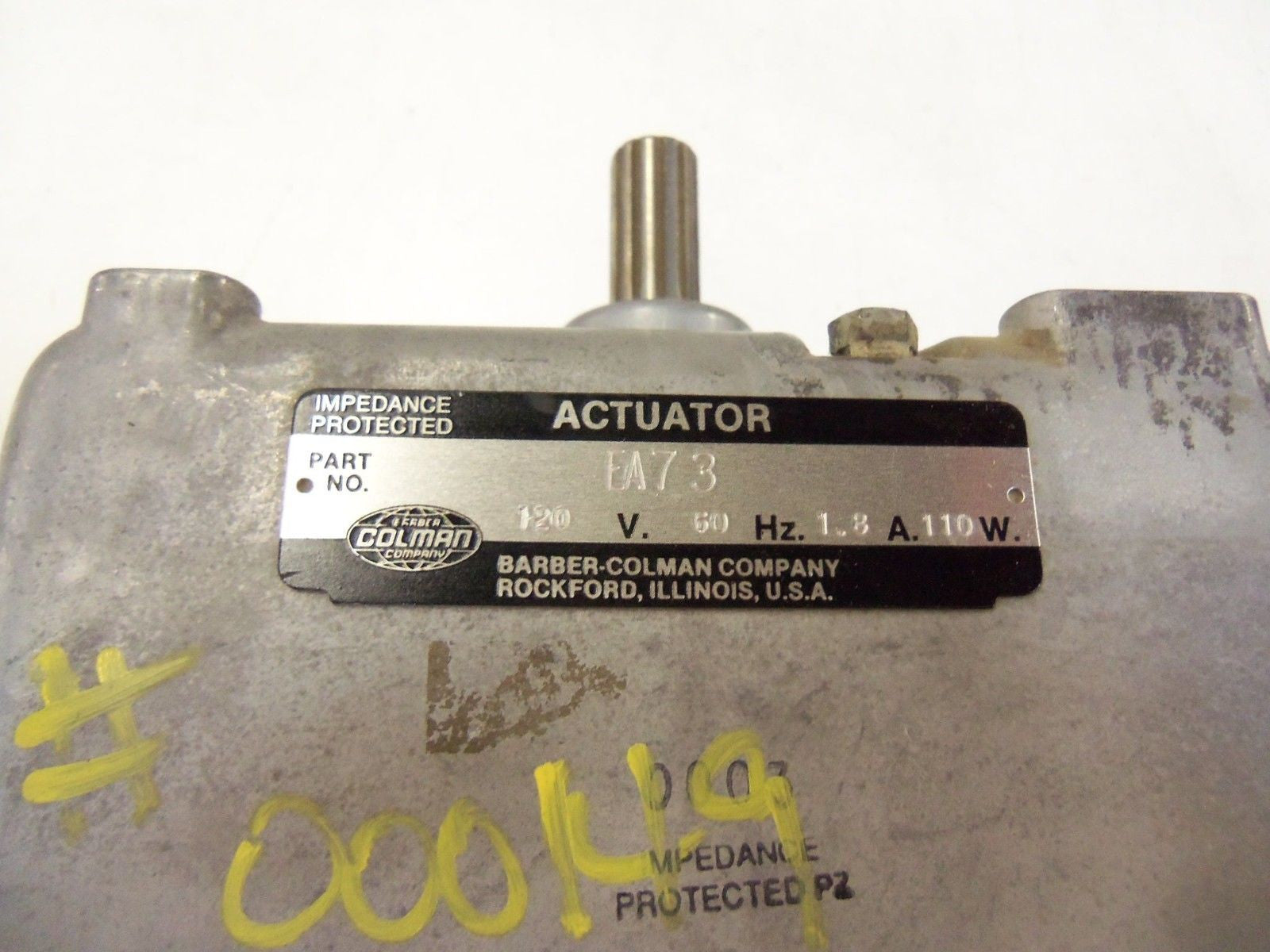 BARBER-COLMAN EA7-3 ACTUATOR *USED*