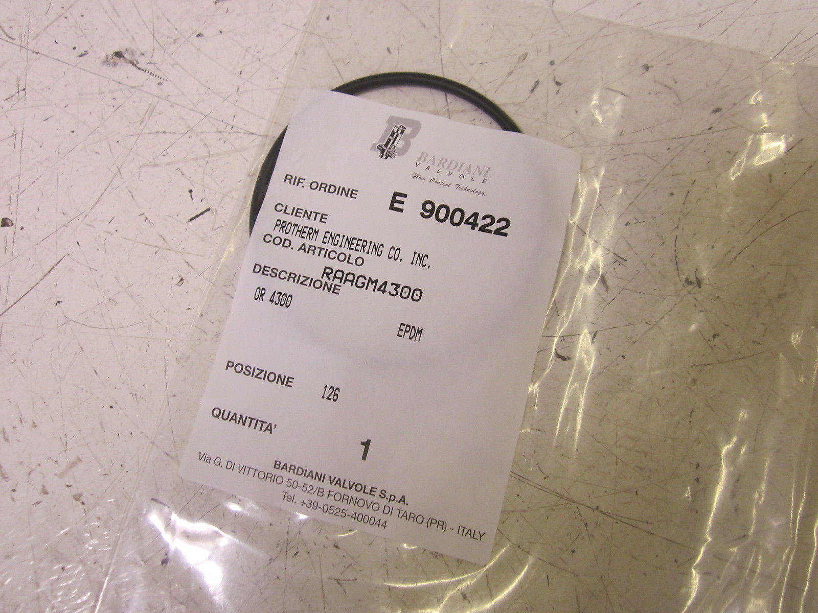 BARDIANI TTAZD050E SEAL KIT *NEW IN A BAG* – MRO Global