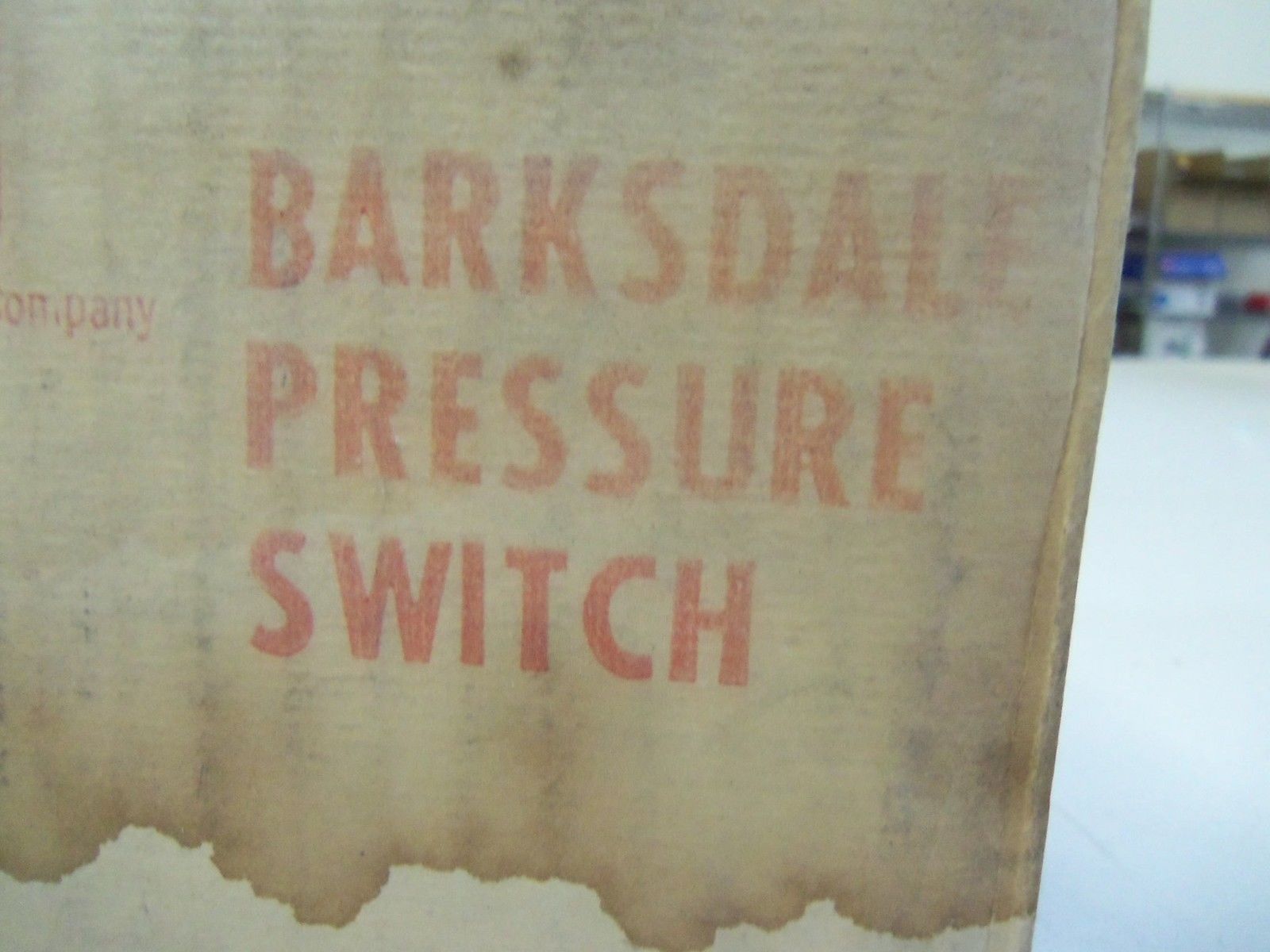 BARKSDALE D1T-A3SS PRESSURE SWITCH *USED*