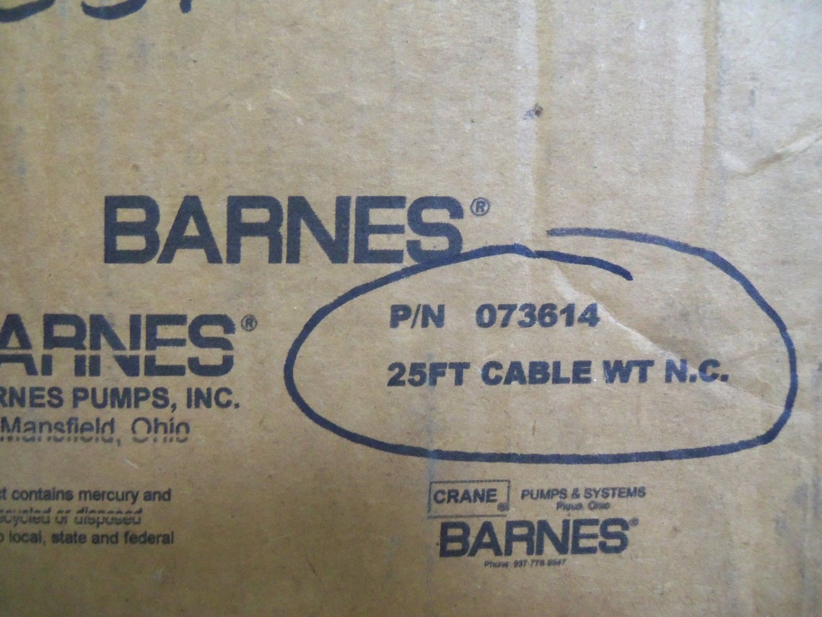 BARNES 073614 *NEW IN BOX*