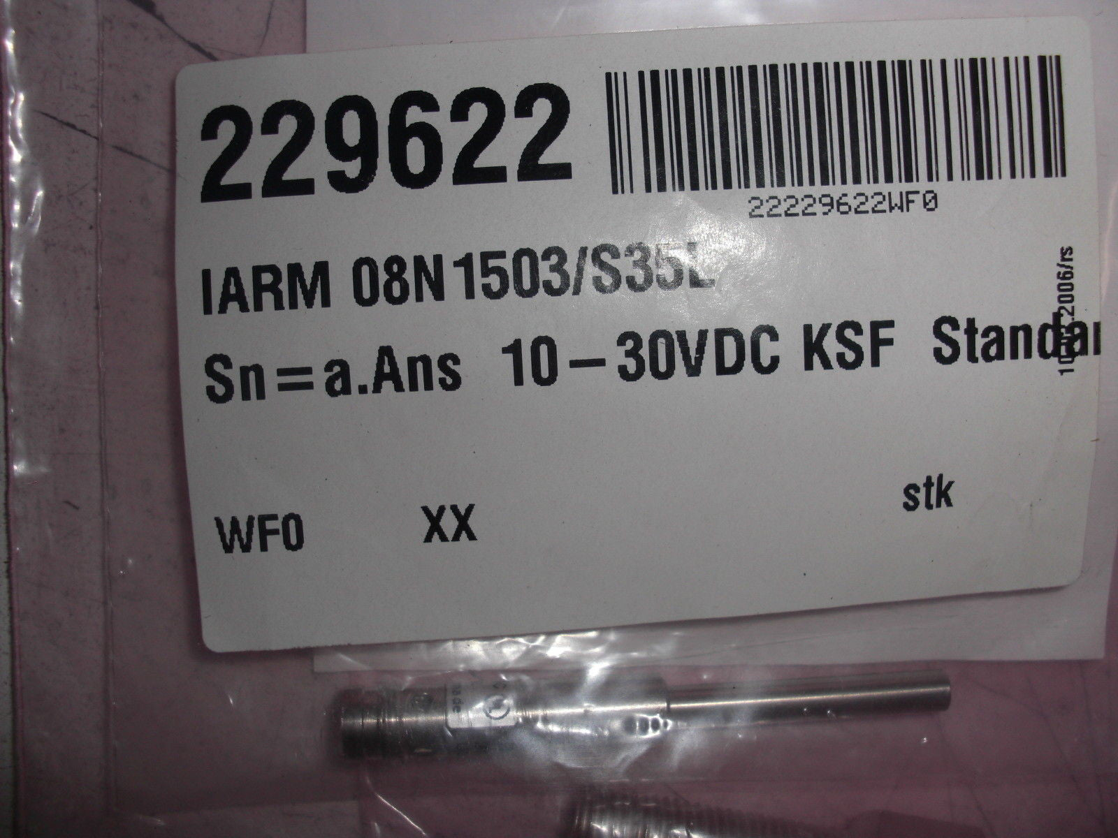 BAUMER IARM 08N 1503/ S35L *NEW*