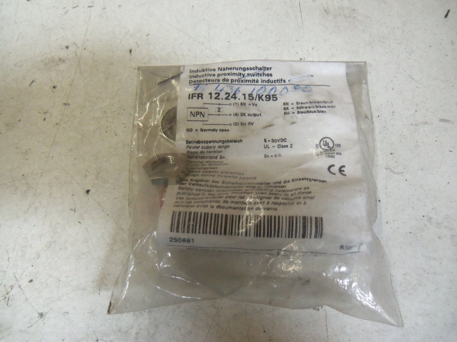 BAUMER IFR 12.24.15/K95 *NEW IN BAG*