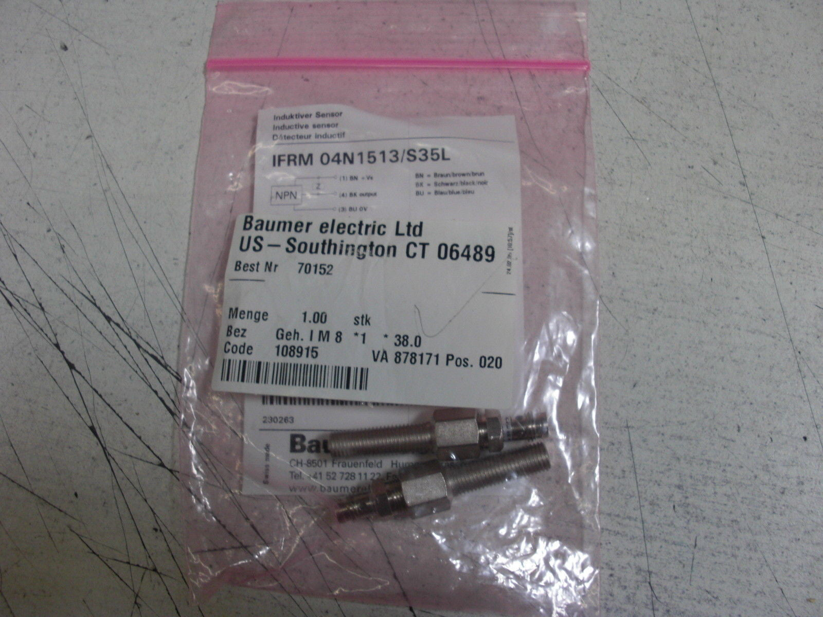 BAUMER IFRM 04N 1513/S35L  *NEW*