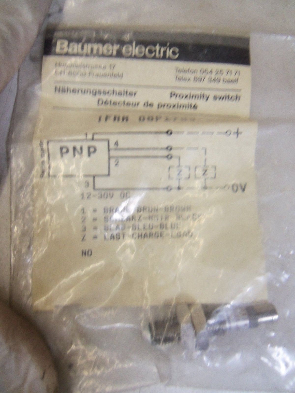 BAUMER IFRM 08P1703/S8L *NEW IN BAG*