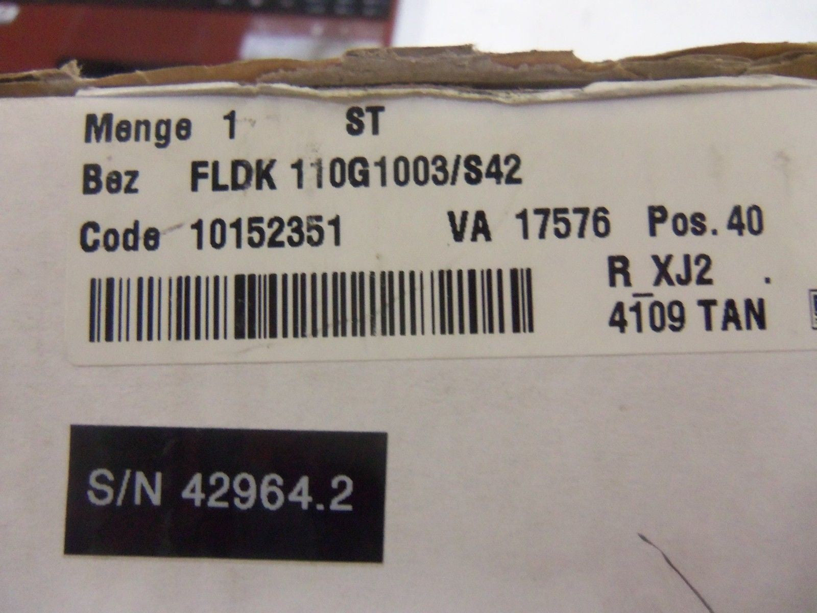 BAUMER FLDK-110G1003/S42 *NEW*