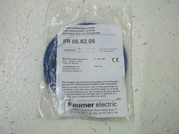 BAUMER IFR05.82.05 INDUCTIVE PROXIMITY SWITCH *NEW IN A BAG*