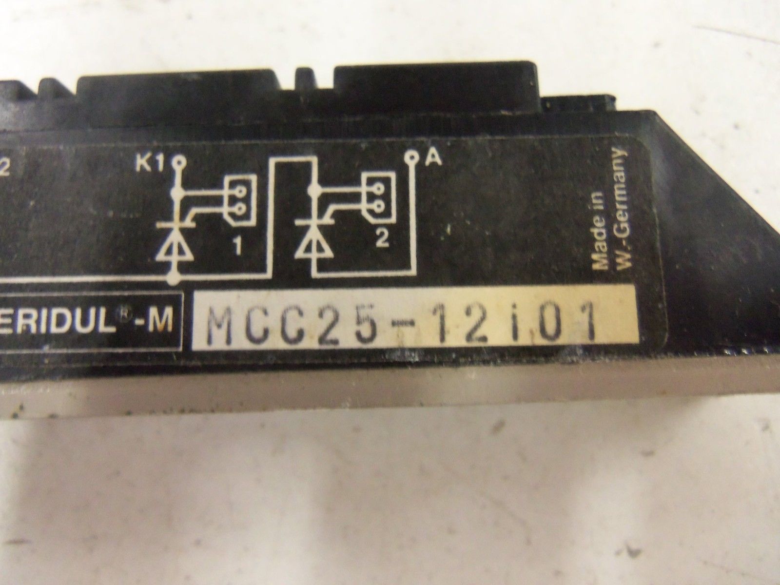 BBC MCC25-12101 TRANSISTOR POWER BLOCK *USED*