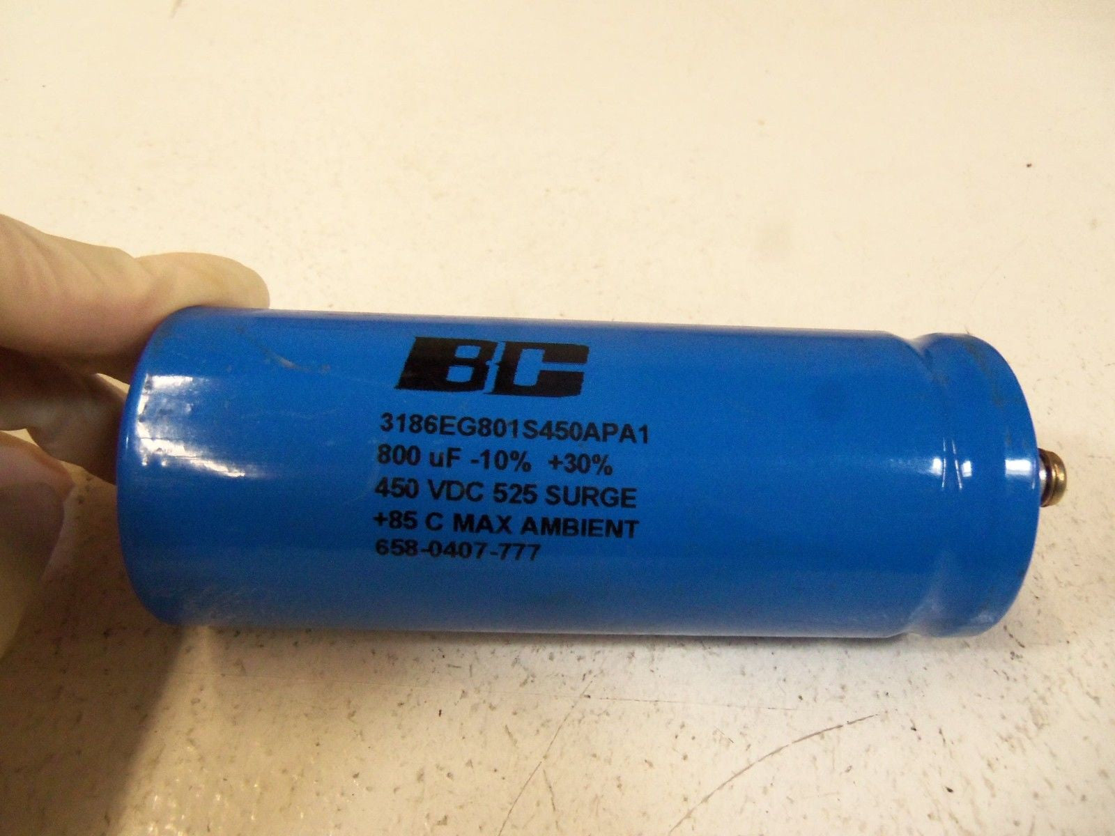 BC CAPACITOR  3186EG801S450APA1 *USED*