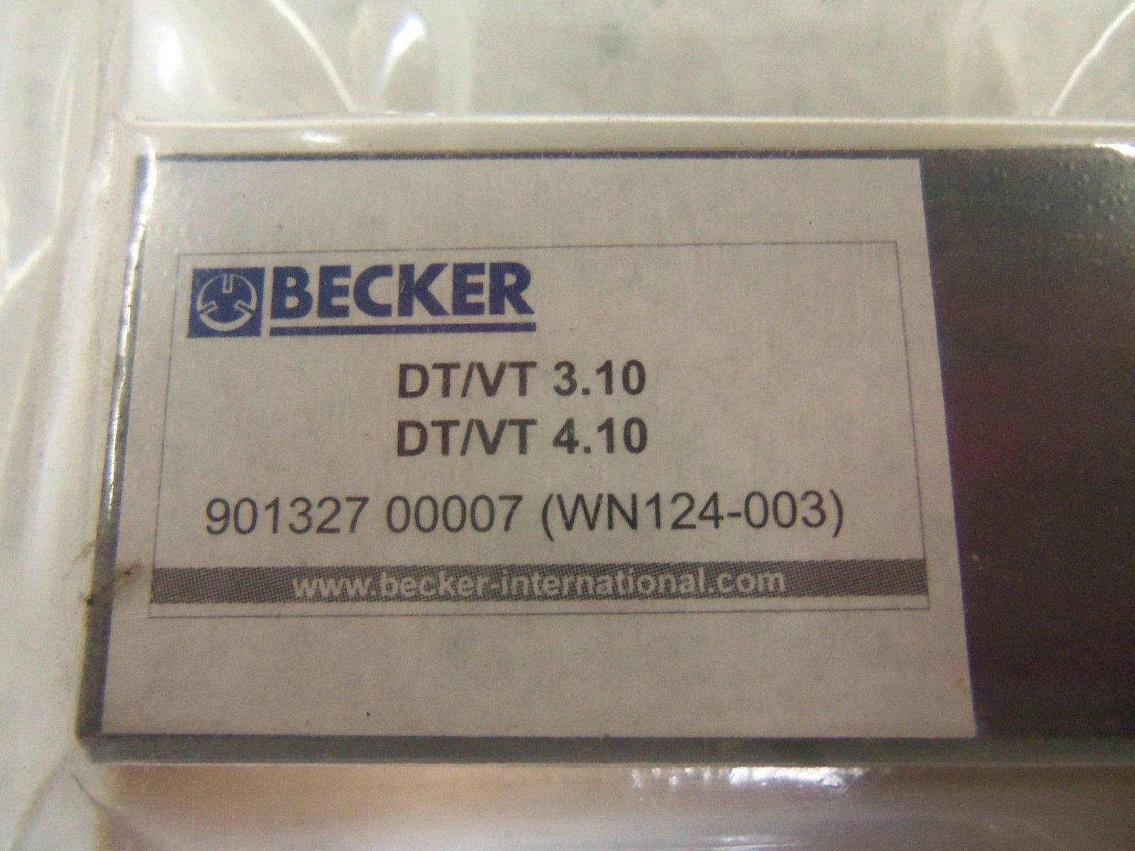 BECKER WN124-003 PUMP VANES DT/VT 3.10/4.10 *NEW NO BOX*