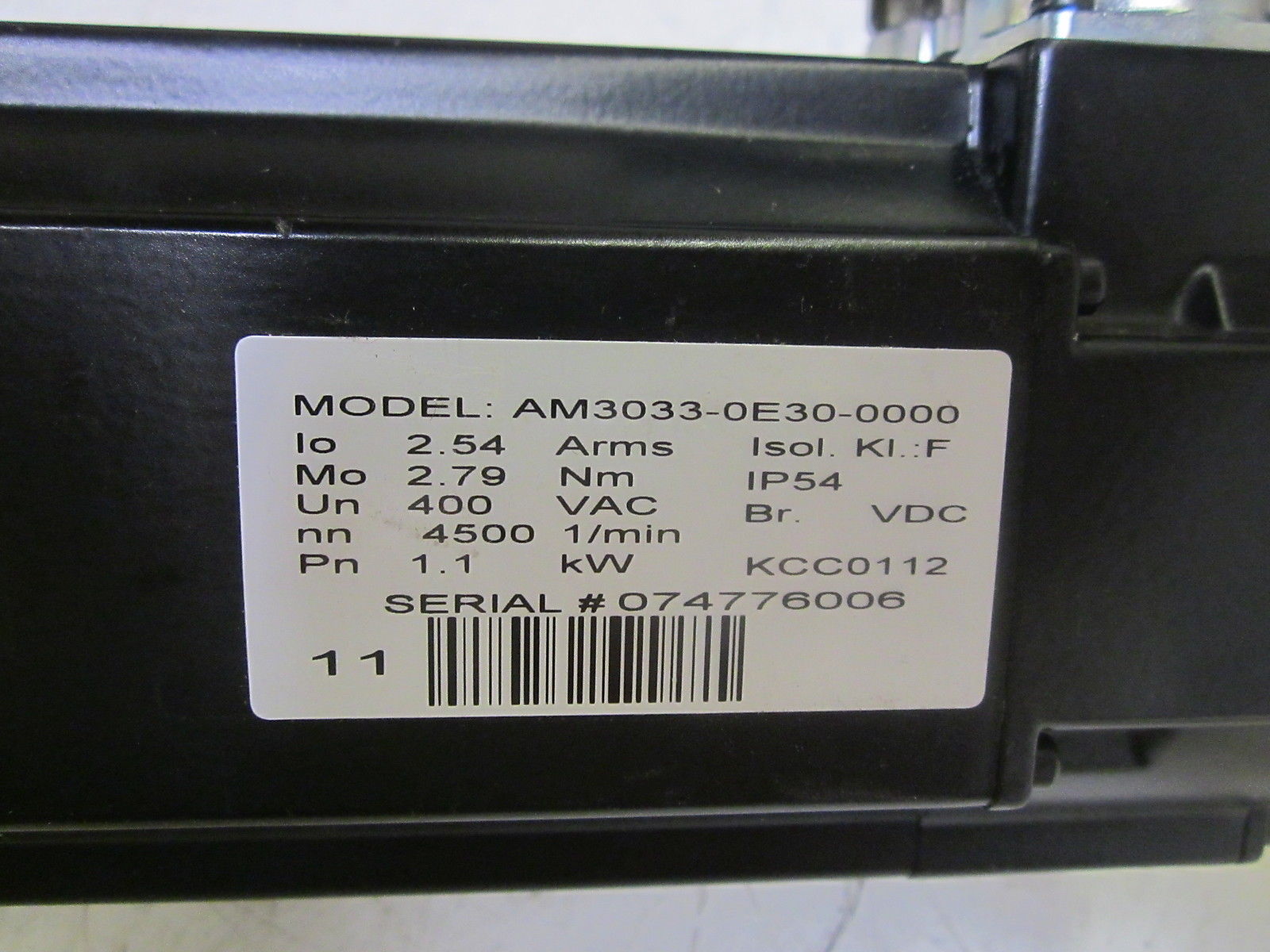 BECKHOFF AM3033-0E30-0000 400VAC *USED*