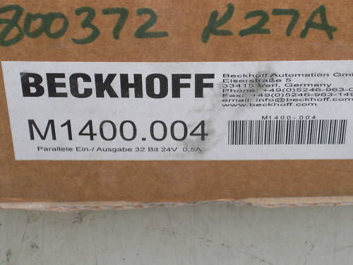 BECKHOFF M1400.004 BUS COUPLER *NEW IN BOX*