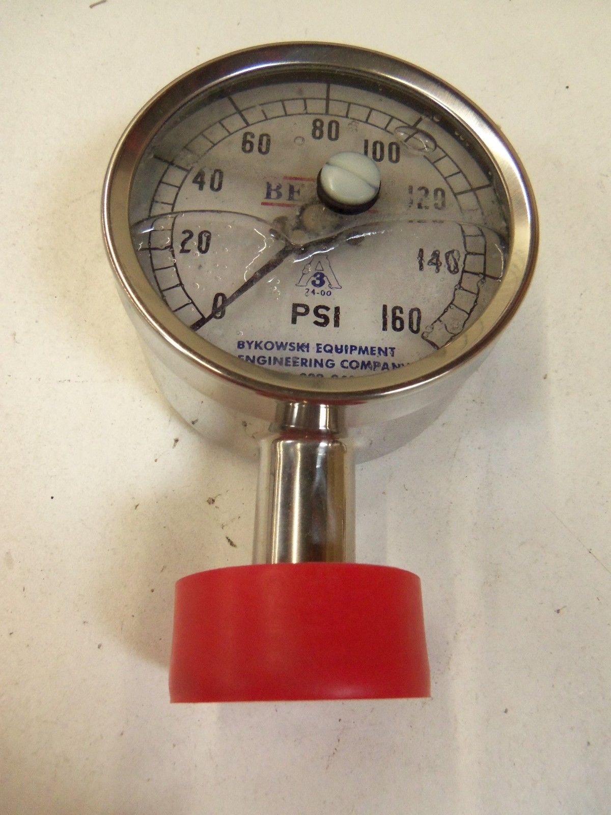 BEECO 3 1/2" SANI FLOW PRESSURE GAUGE 3S-E-11/2U-GF-BT-SS *NEW IN BOX*