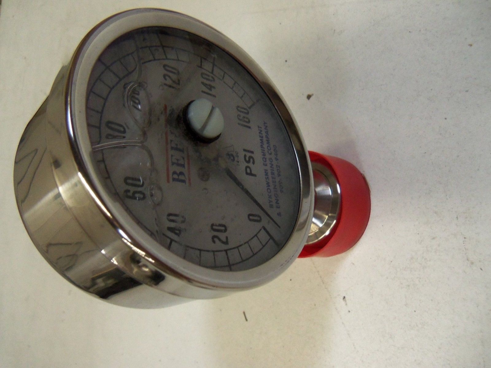 BEECO 3 1/2" SANI FLOW PRESSURE GAUGE 3S-E-11/2U-GF-BT-SS *NEW IN BOX*