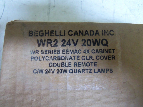 BEGHELLI WR2-24V-20WQ LIGHT FIXTURE *NEW IN BOX*