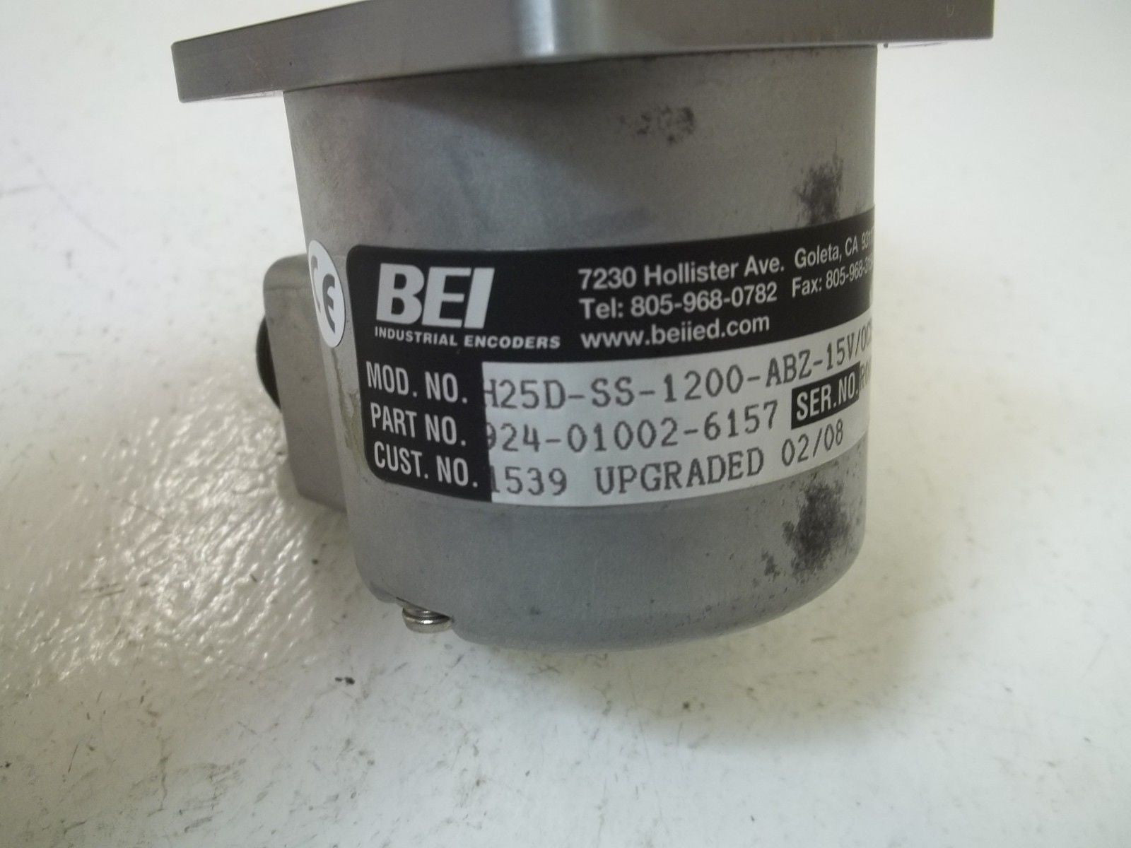 BEI H25D-SS-1200-ABZ-15V/0CR-SM16-S *USED*