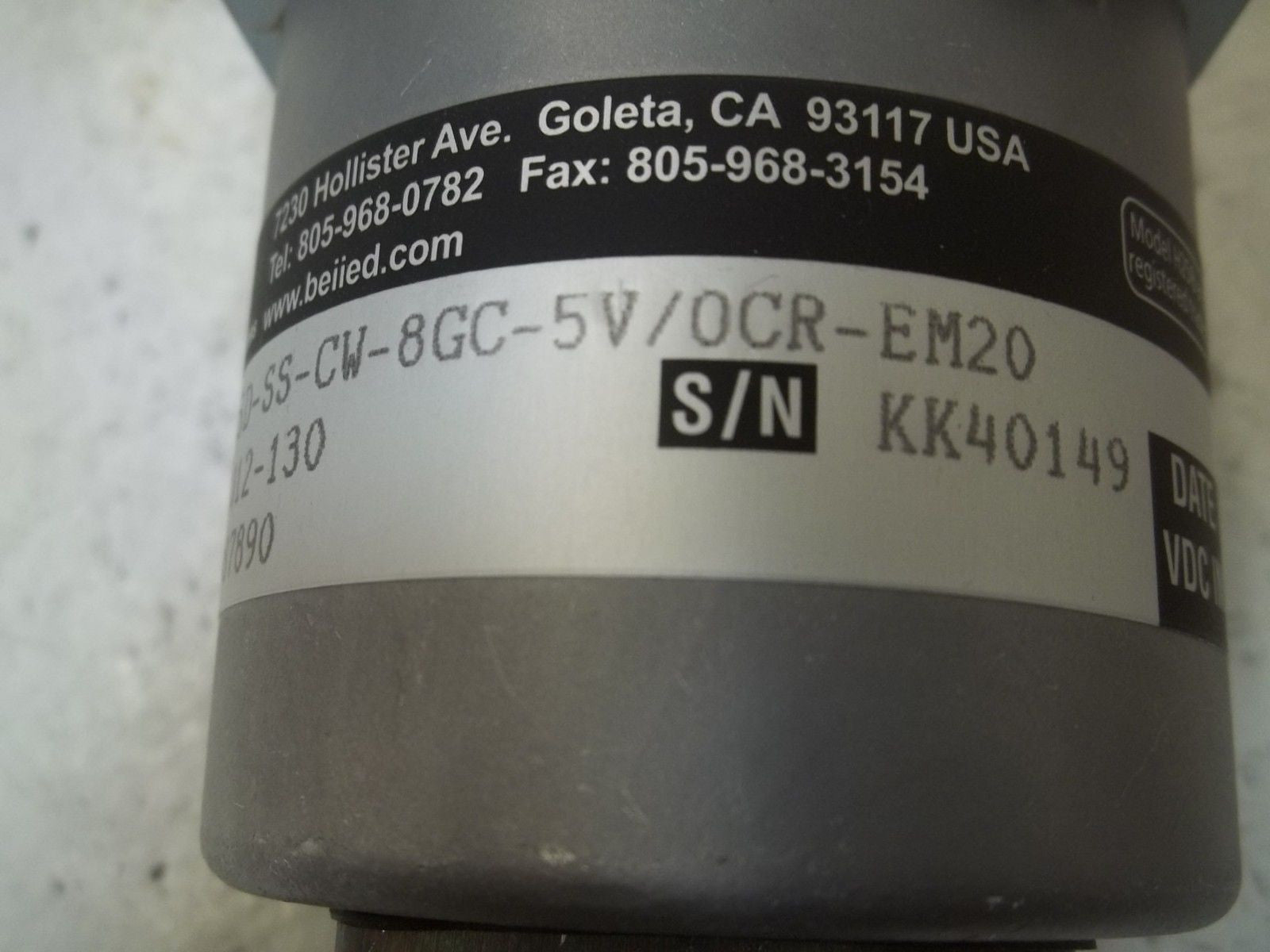BEI H25D-SS-CW-8GC-5V/0CR-EM20 ENCODER *NEW NO BOX*