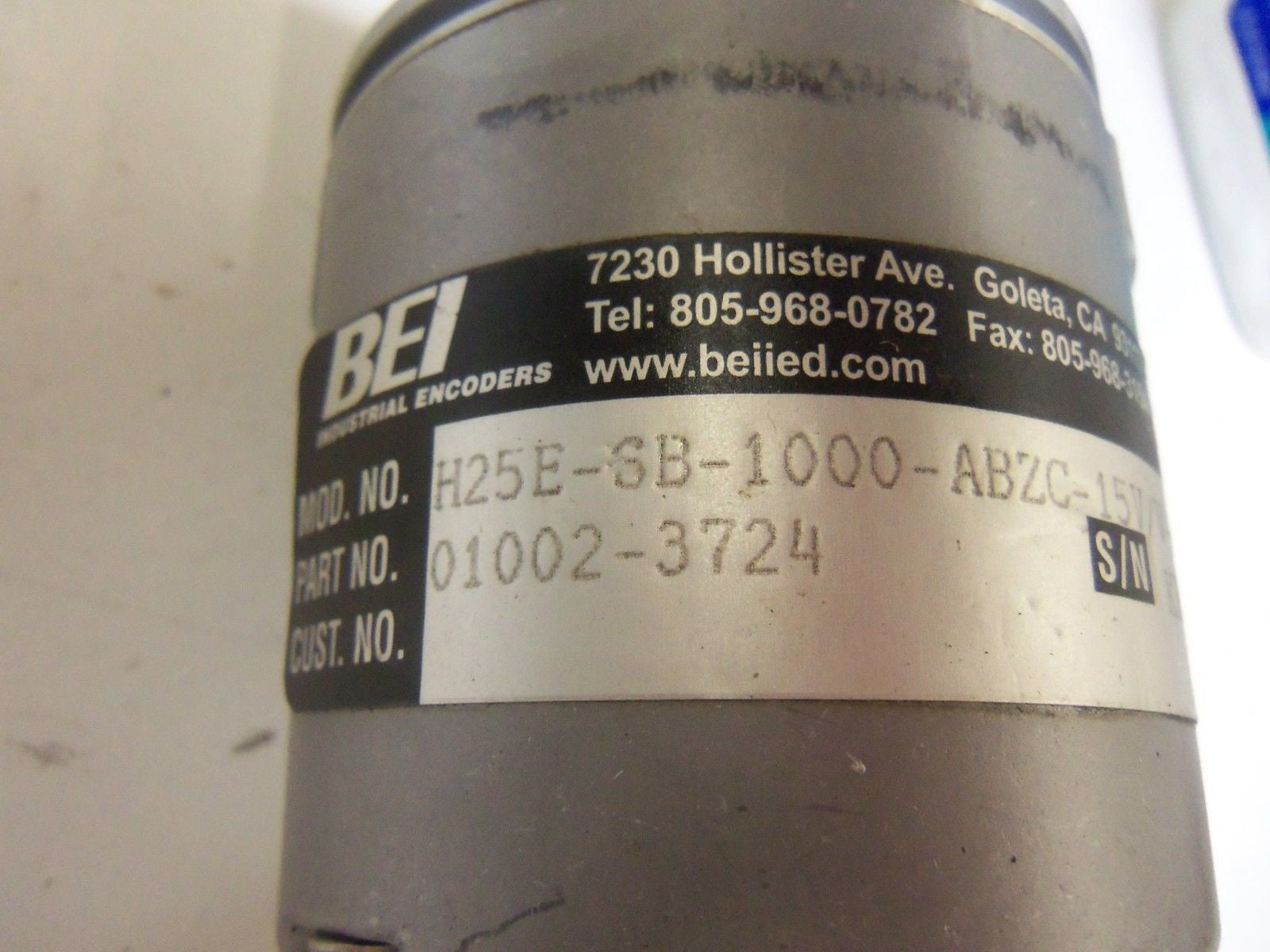 BEI H25E-SB-1000-ABZC-15V/V-EM18-SPE *USED*