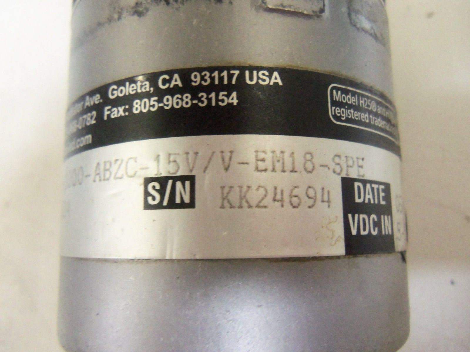 BEI H25E-SB-1000-ABZC-15V/V-EM18-SPE *USED*