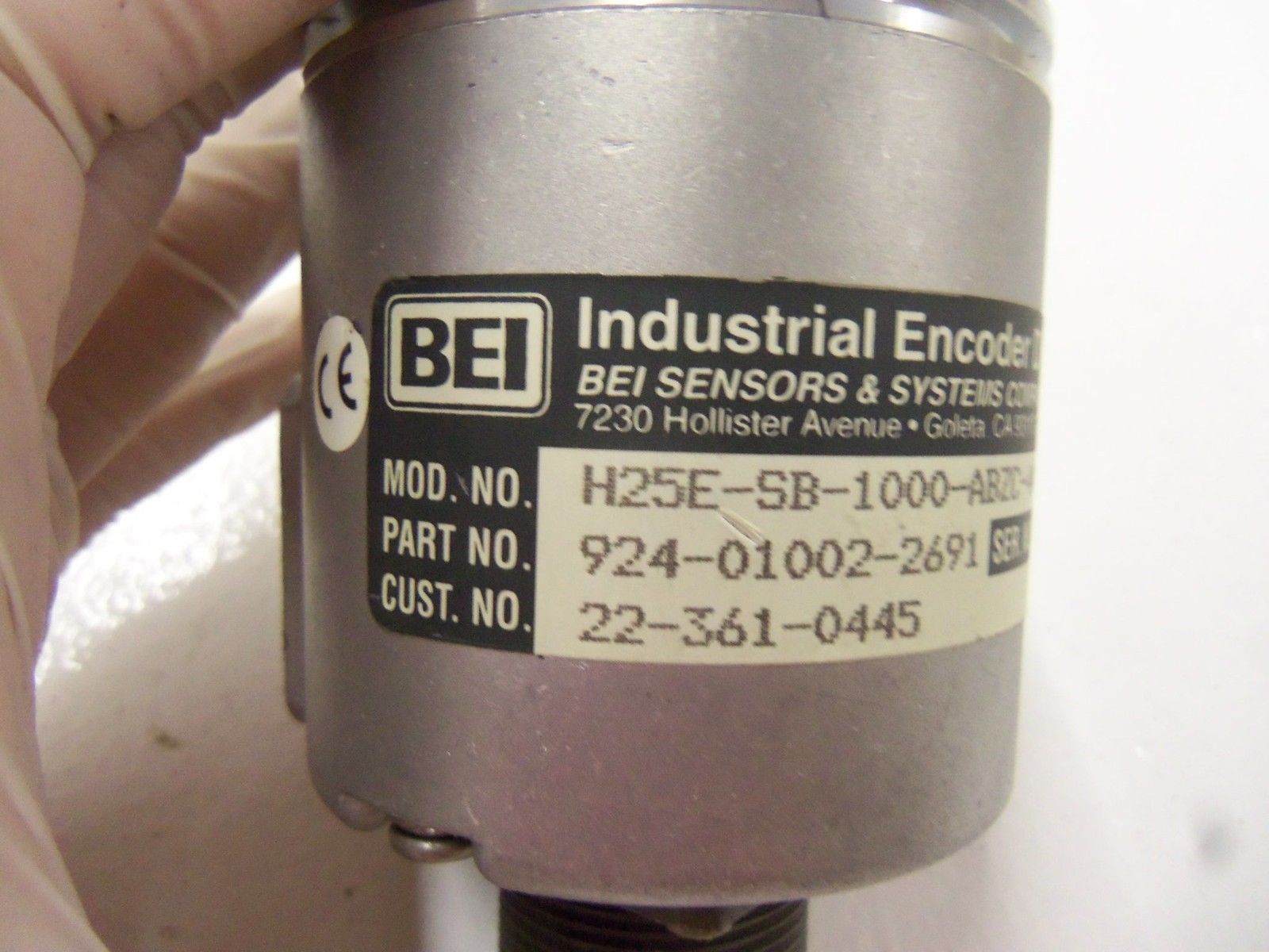 BEI H25E-SB-1000-ABZC-4469-LED-EM18 *USED*