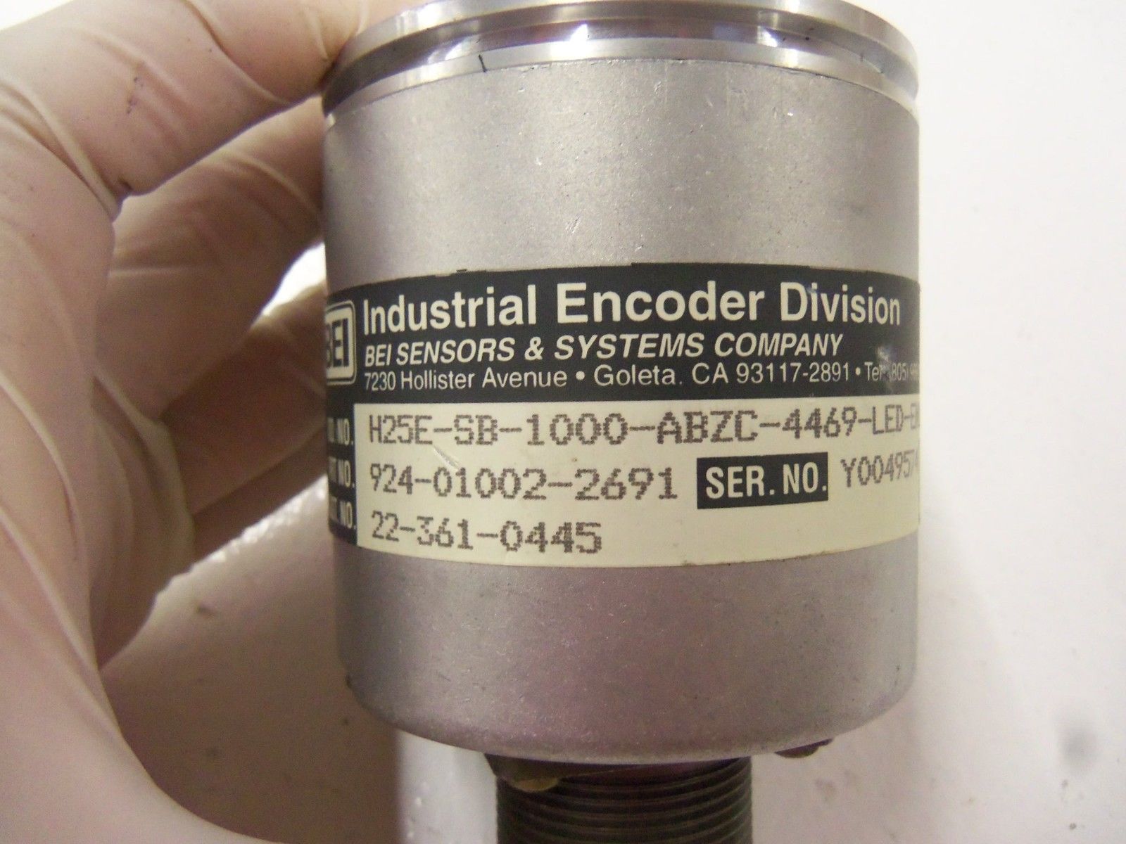 BEI H25E-SB-1000-ABZC-4469-LED-EM18 *USED*
