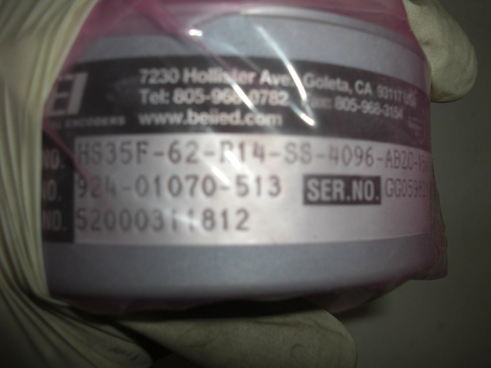 BEI HS35F-62-R14-SS-4096-ABZC-15V/V-SM18S *NEW IN BOX*