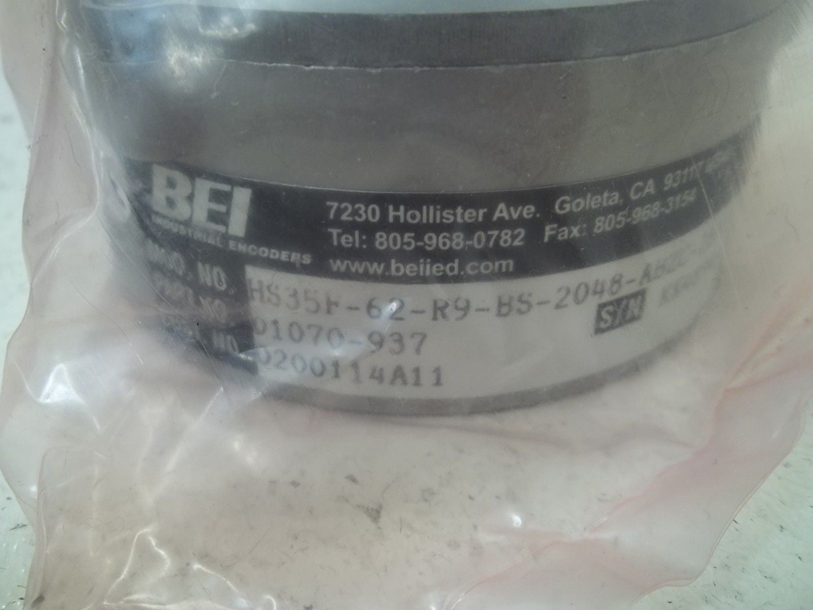 BEI HS35F-62-R9-BS-2048-ABZX-28V/V-SM18-S ENCODER *NEW NO BOX*