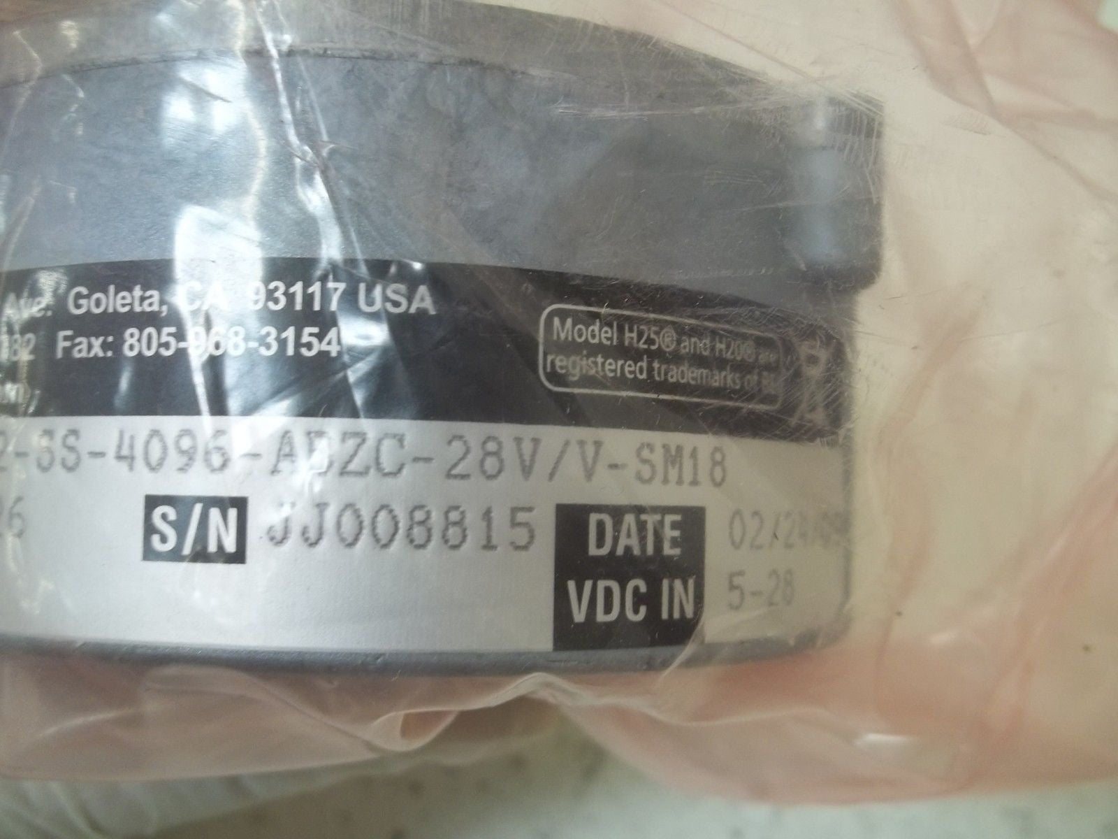 BEI XHS35F-62-R2-SS-4096-ABZC-28V/V-SM18 ENCODER *NEW NO BOX*