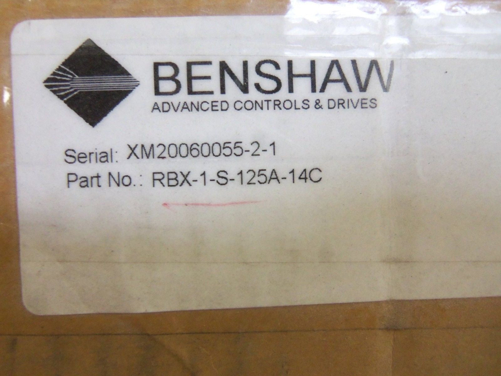 BENSHAW RBX-1-S-125A-14C OPEN CHASSIS STARTER *NEW IN BOX*