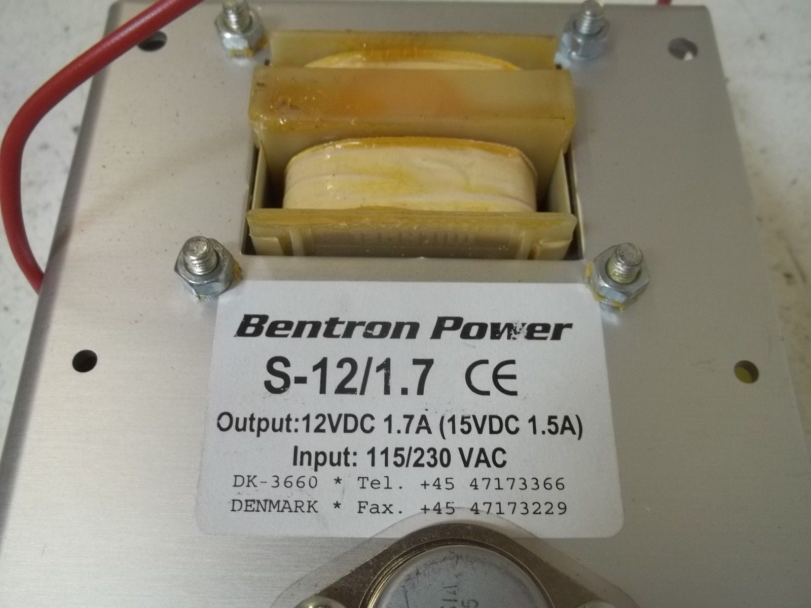 BENTROL POWER S-12/1.7 POWER SUPPLY *USED*