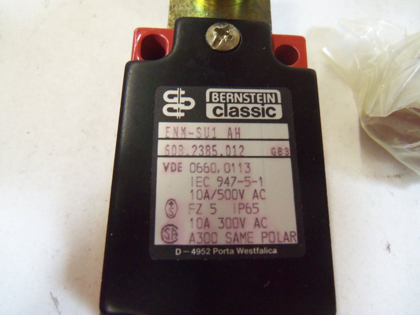 BERNSTEIN CLASSIC LIMIT SWITCH 608.2385.012 *NEW IN BOX*