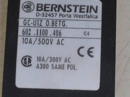 BERNSTEIN GC-U1Z 0.BETG *NEW IN BOX*