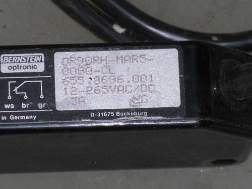 BERSTEIN 0R90RH-MAR5-0080-CL SENSOR *NEW NO BOX*