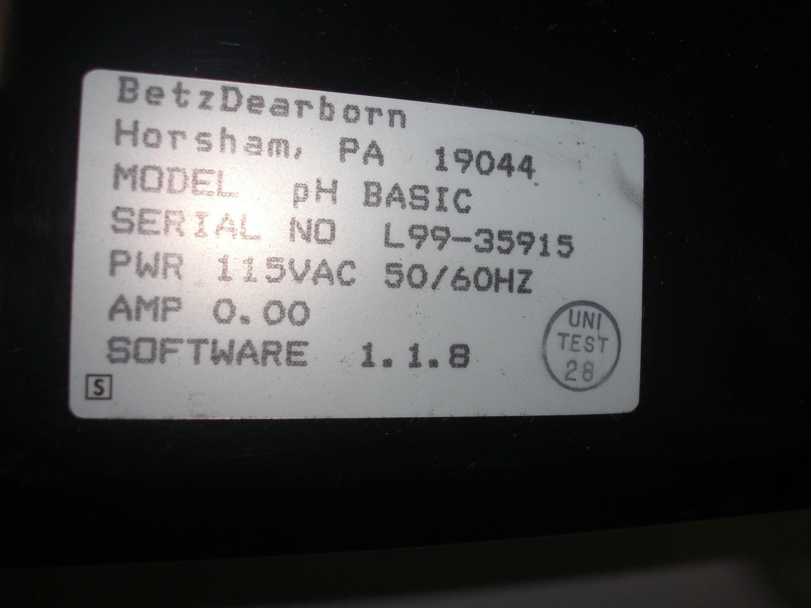 BETZ DEARBORN PH-BASIC *NEW NO BOX*