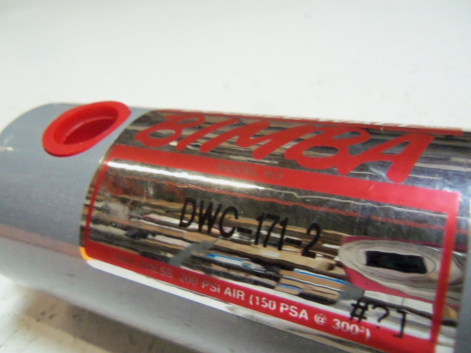 BIMBA DWC-171-2 PNEUMATIC CYLINDER *USED*