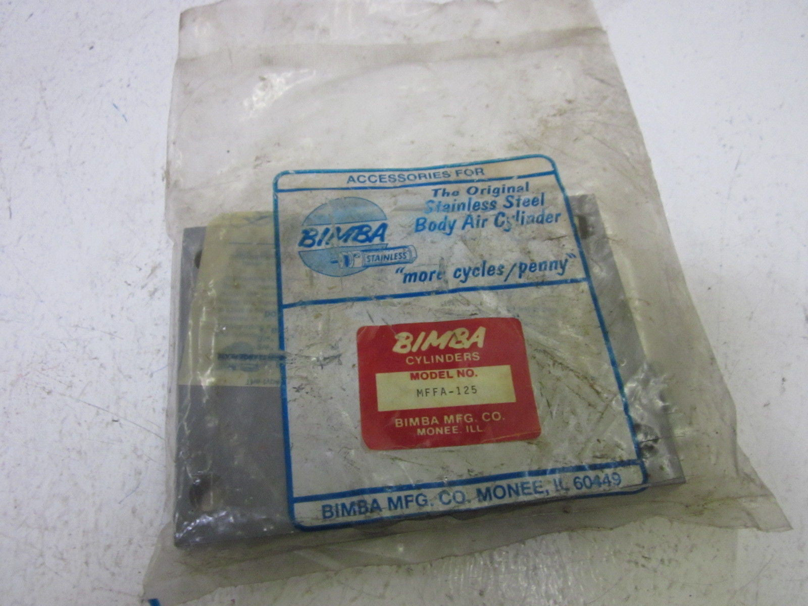 BIMBA MFFA-125 *NEW IN A FACTORY BAG*