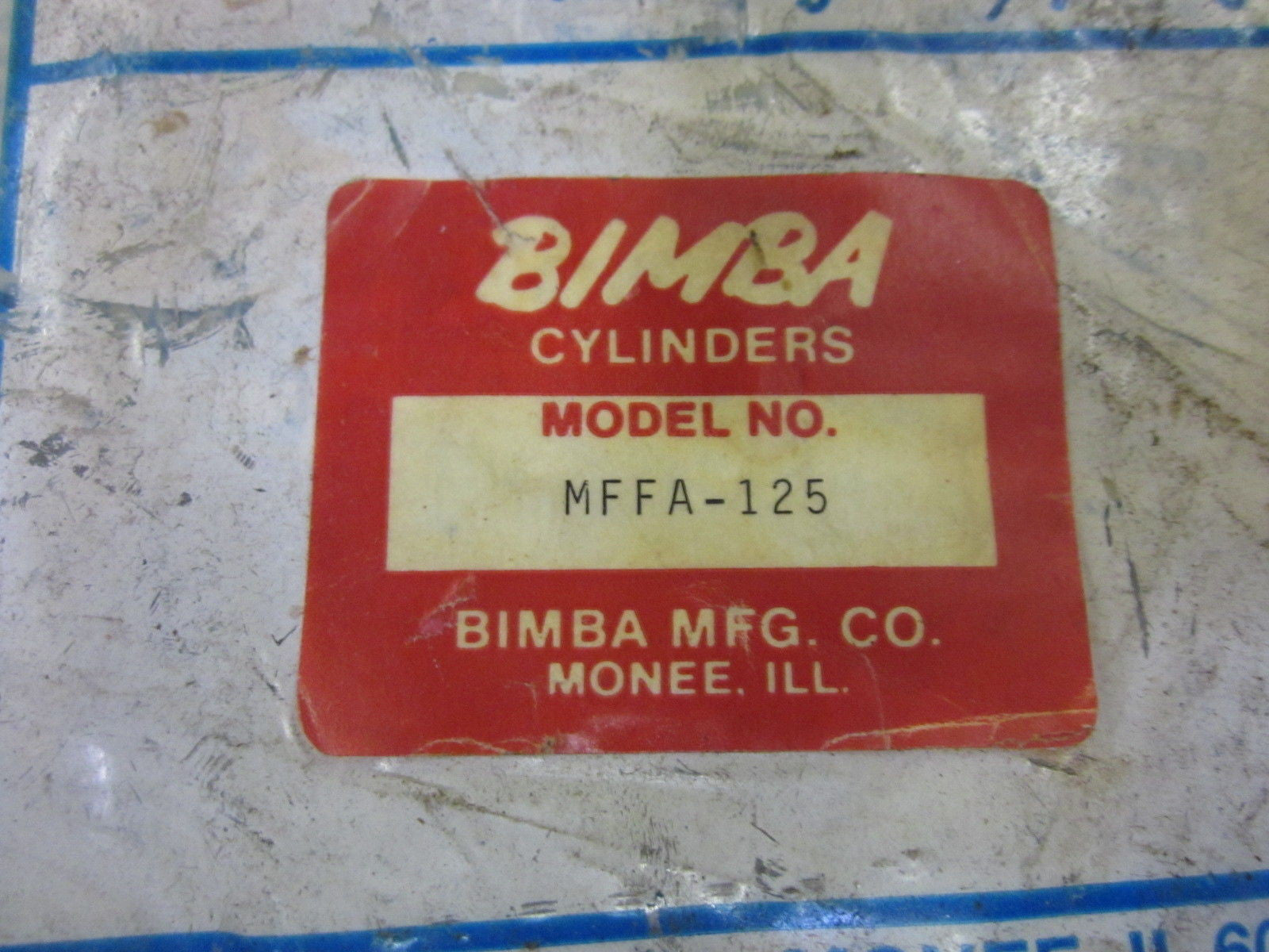 BIMBA MFFA-125 *NEW IN A FACTORY BAG*